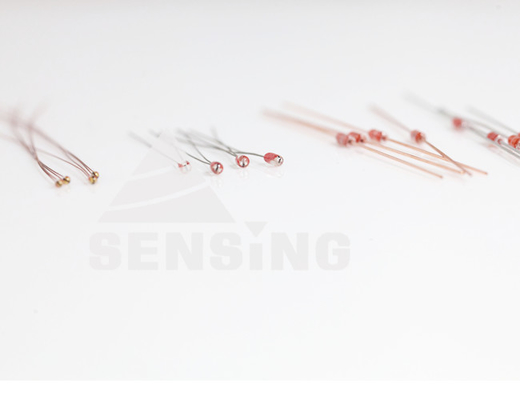 Radial Glass Encapsulated NTC Thermistor For Temperature Minsing High Delicacy