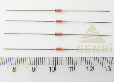 2500K-5000K Taped Glass Encapsulated NTC Thermistor For Automatic Mounting