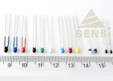 Radial Epoxy Coated NTC Thermistor Chips With Bare Tinned Copper Clad Steel Lead Wire