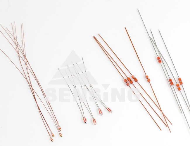 Axial And Radial Glass Encapsulated NTC Thermistor High Delicacy Firm Structure